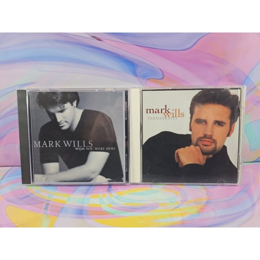 Lot of 2 Mark Willis CDs: Wish You Were Here, Permanently
